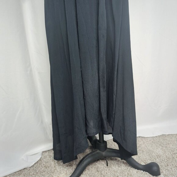Vintage Sterling Maxi Dress Large Black Goth Kaftan - Picture 4 of 8